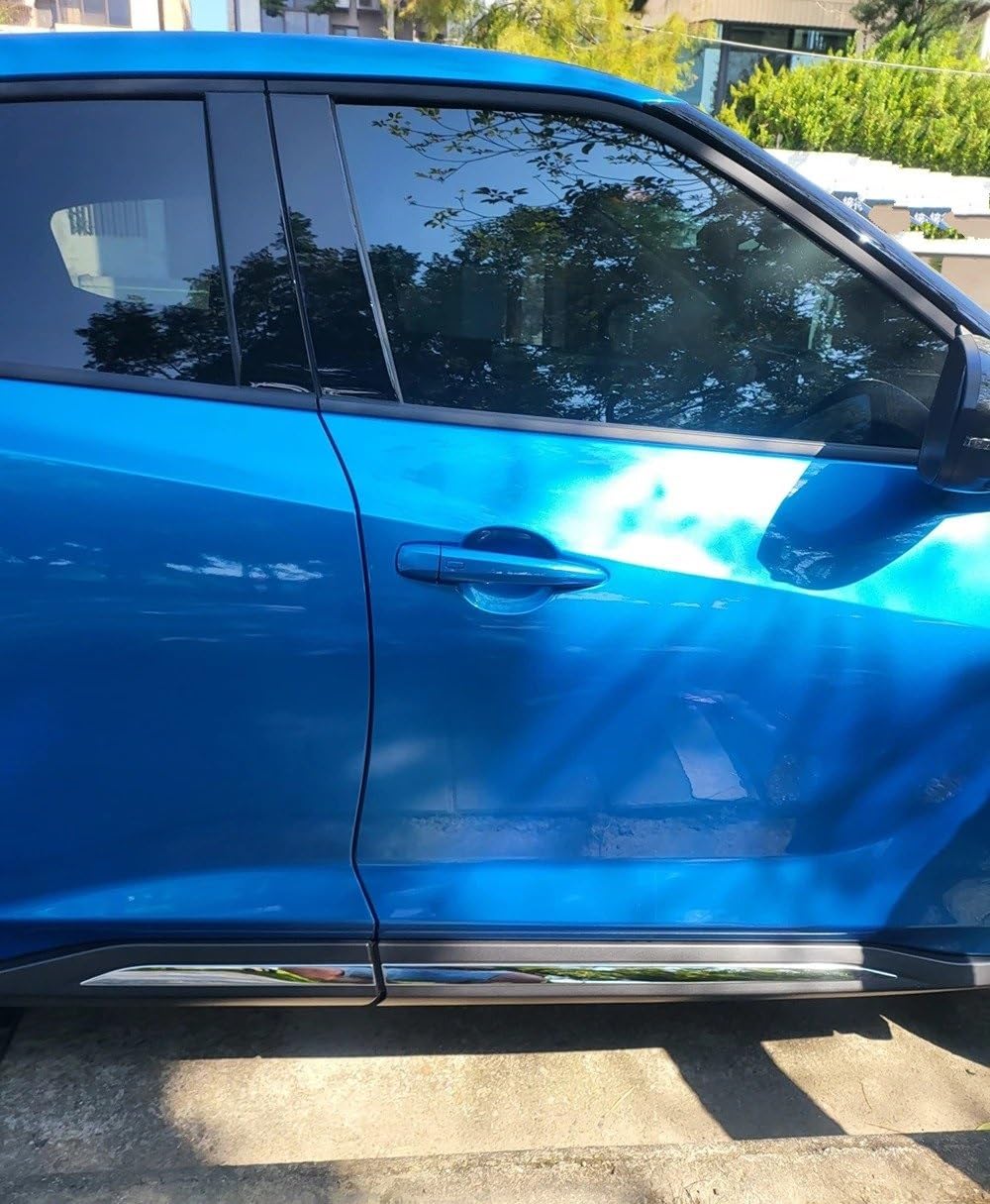 Faldas Laterales 1 Juego Protectores Puerta Lateral Coche Tiras Protectoras Cubiertas Decorativas para Nissan para Juke F16 2019 2020 2021 2022 2023 Acero Inoxidable