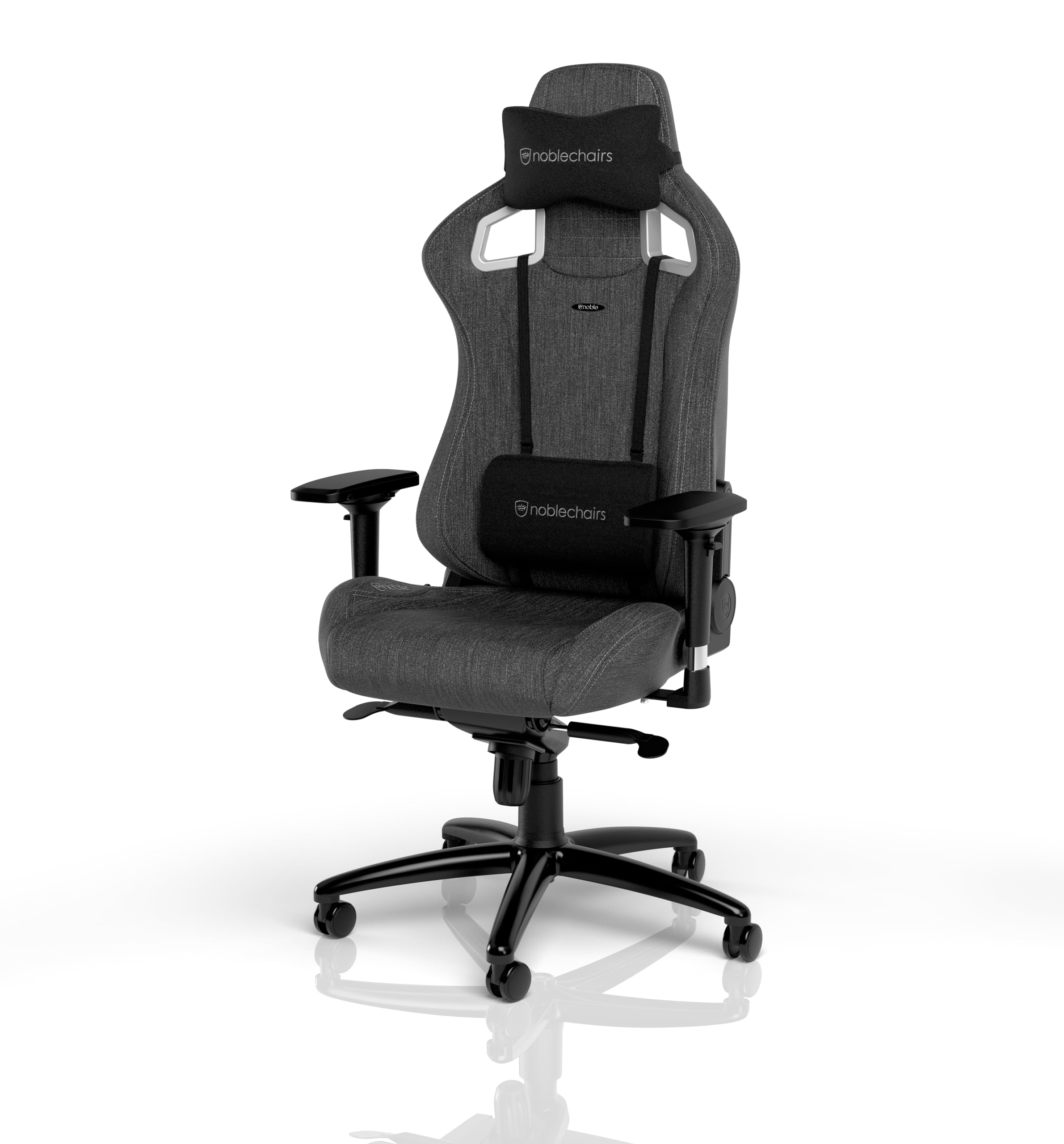 Noblechairs Epic TX Silla de Oficina Ergonómica Tela TX | Silla de oficina ergonómica, con ruedas, ideal escritorio y teletrabajo