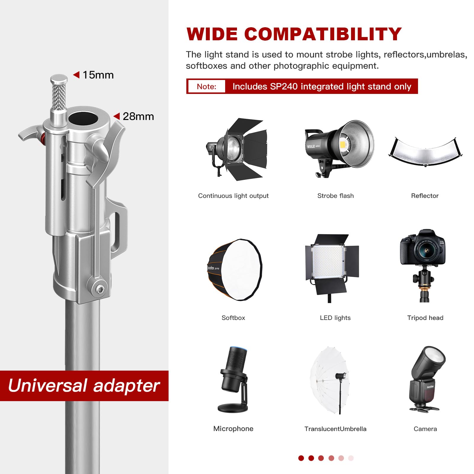Soonpho Pro 100% Edelstahl Lichtstativ C Stand mit Rollen und Galgen,Metal Heavy C-Stand Schwerlast max. Höhe 450 cm (14,76 Fuß) Gefaltete Höhe 157 cm (15,1 Fuß) für Reflektoren,Monolichter