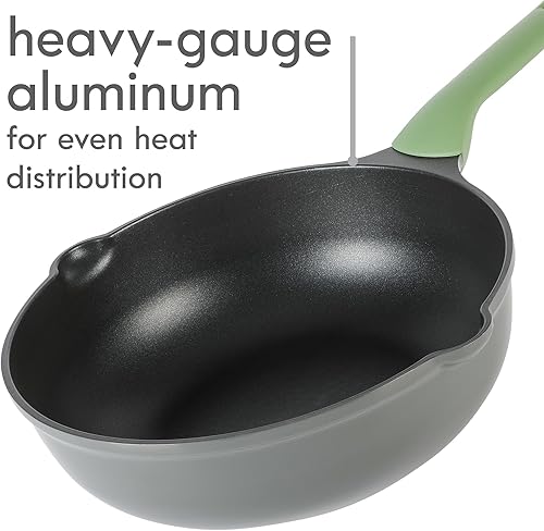 Miniatura 9 de Kenmore Theodore - Olla caliente de aluminio fundido de 6.5 cuartos de galón con divisores, interior antiadherente y tapa