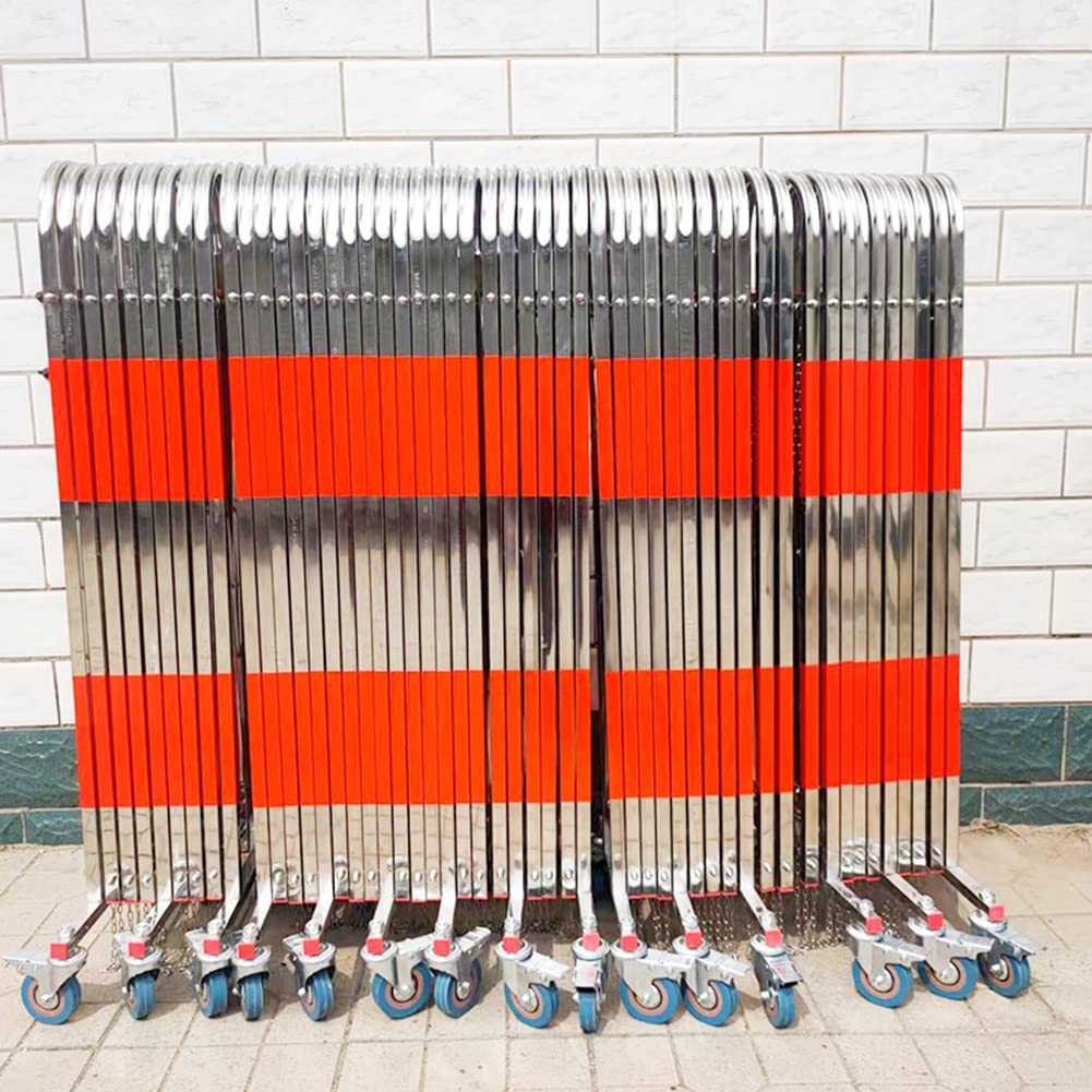 Barriera Espansibile Bianco/rosso 3,6 M - Per Cantieri, Supermercati, Eventi, Con Ruote - Foto 8