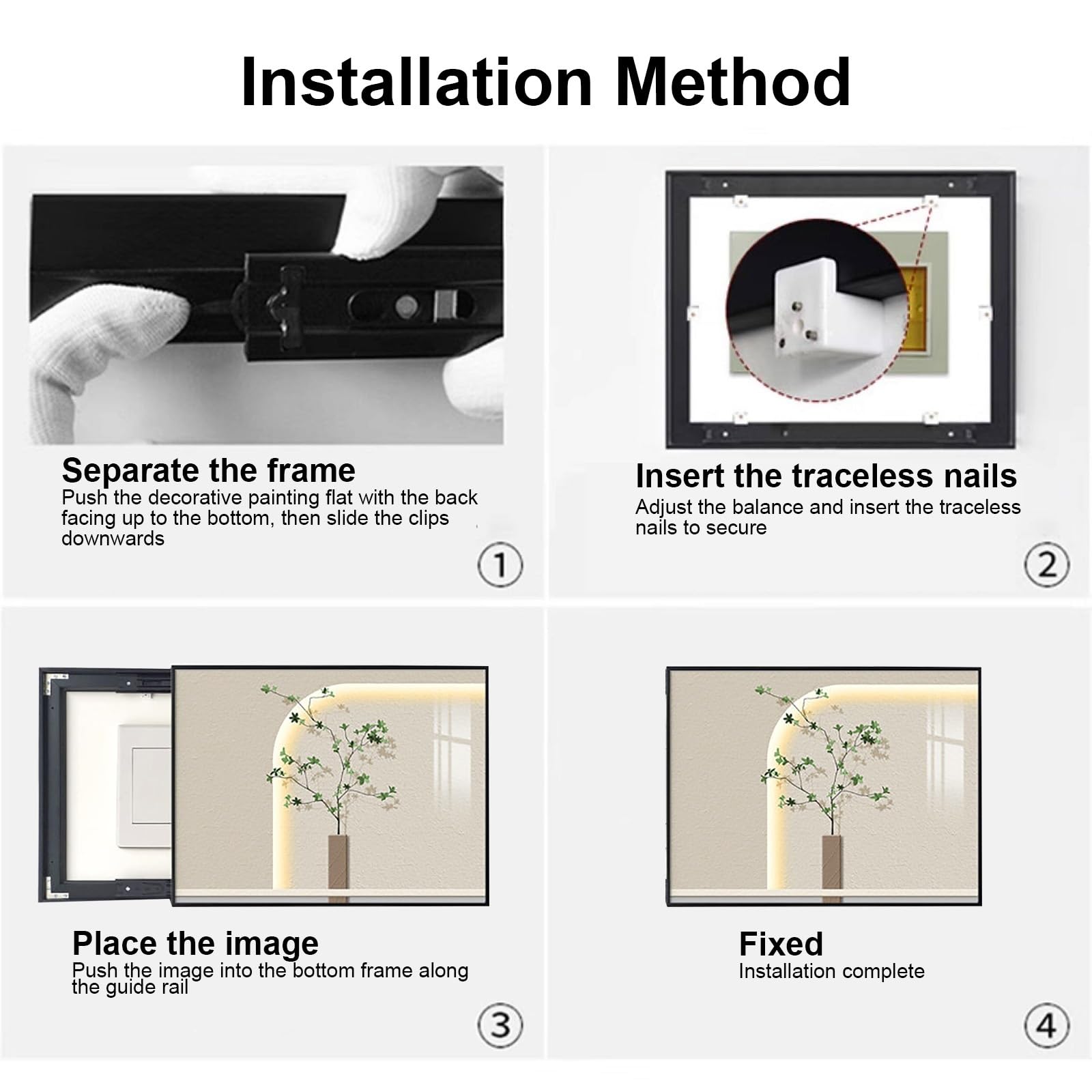 Coperchio Quadro Elettrico, Copri Contatore Elettrico Interno, Copricontatore da Interno Arredo, Copri Quadro Elettrico Decorativo in Casa e Ufficio(Gold,40x30cm/16x12in)