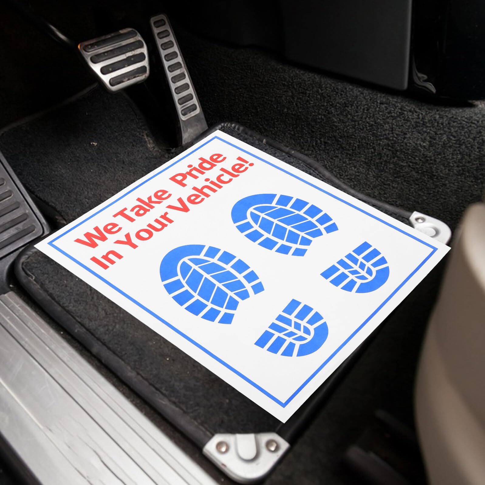 VALICLUD 100 pièces Tapis de Sol Auto Jetable Papier Protection Sol Voiture Résistante à Usure Antidérapant et Décoratif Protection Pratique pour Entretien et Réparation