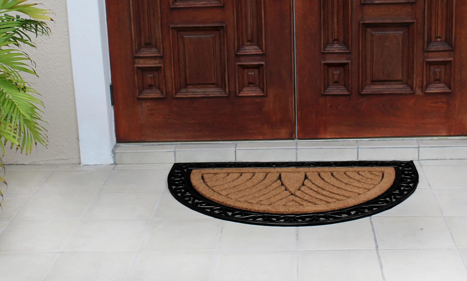 A1HC Natural Coir & Rubber Door Mat, 30x48, Thick Durable Doormats for Outdoor Entrance, Heavy Duty Large Size Doormat, Anti-Shed Doormat, Fade-Resistant Door mat, Long Lasting, Front Porch Entry Rug