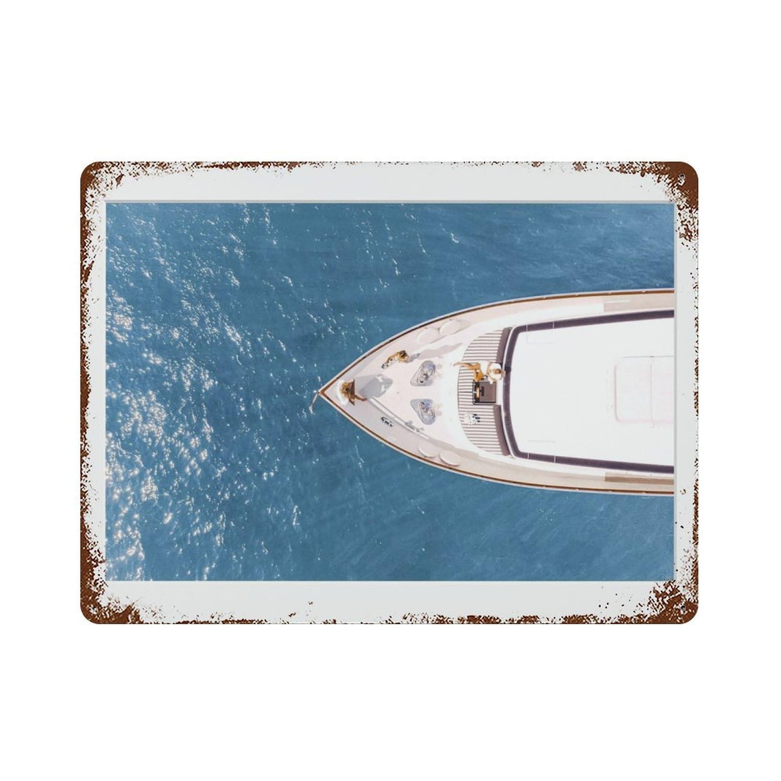 xiaoxiaoshen Sailing Photography Wall Decor Art Metal Tin Poster Modern Home Decor Art Home Bar Shop Decorations Vintage Sign 30x40cm