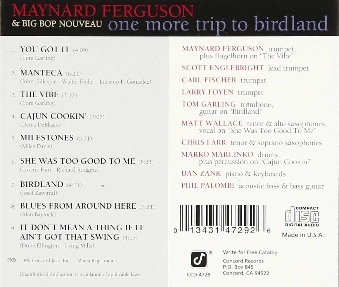One More Trip to Birdland