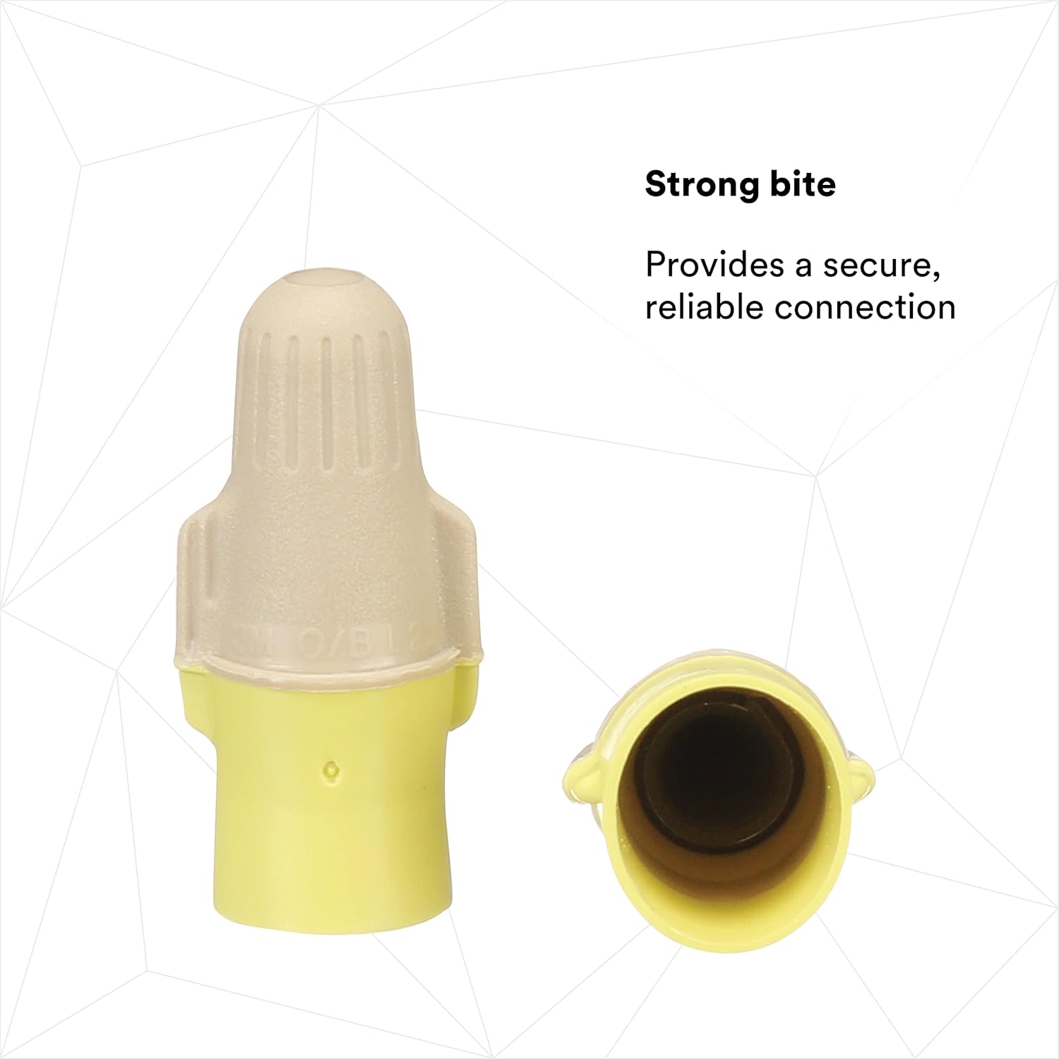 3M Performance Plus Wire Connector T/Y+JUG, Flexible Spring and Skirt, 500 per Jug, 10000/Case