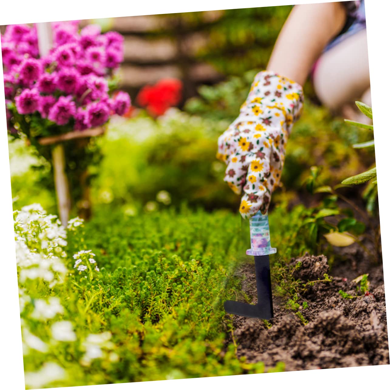 SUPVOX 10 Pièces Kit Outils Jardinage Truelle Râteau Sécateur Pelle Outillage Jardin Cadeau Jardinage Femmes Hommes