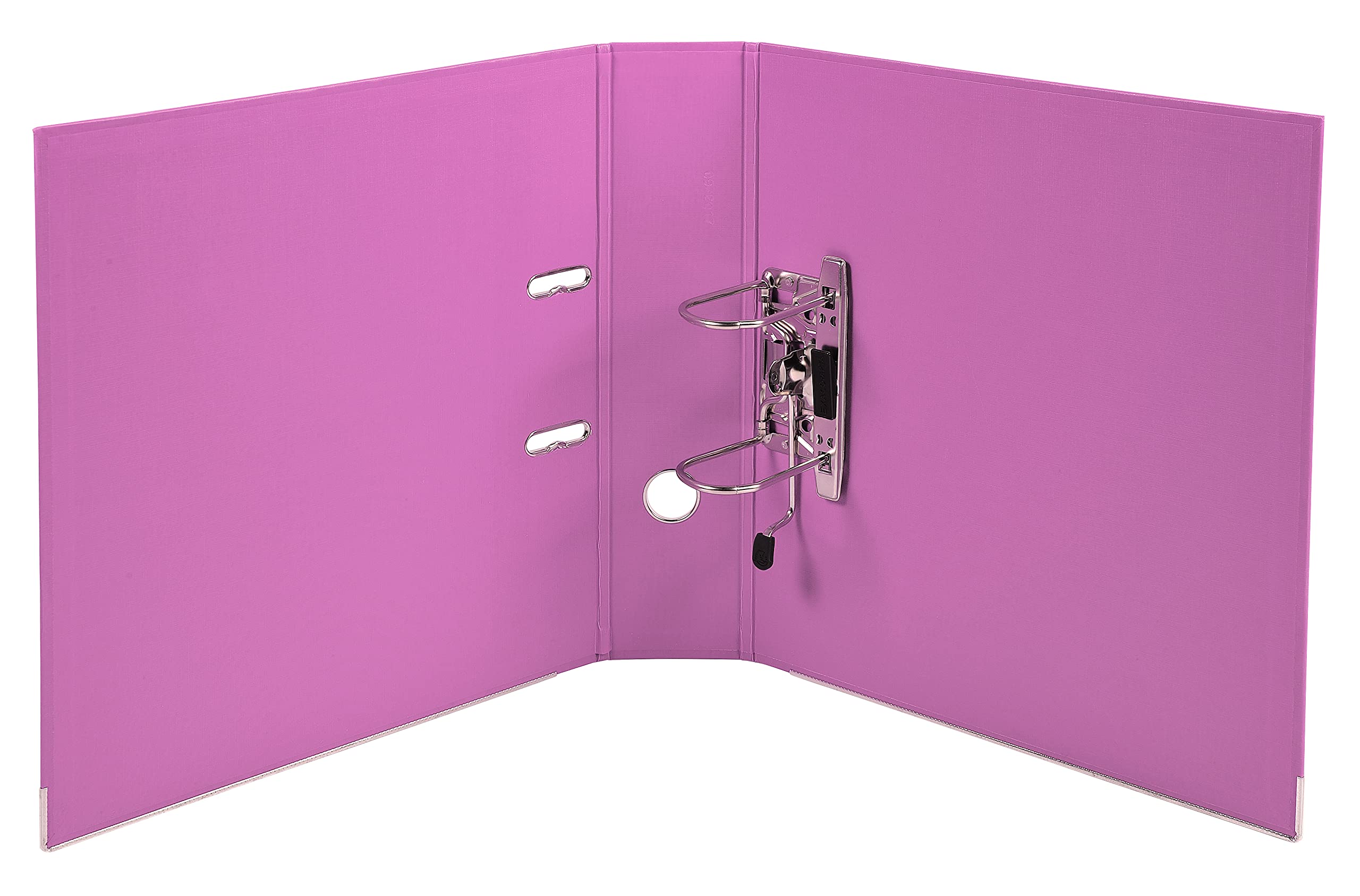 Exacompta - Réf. 53355E - Carton de 10 classeurs à levier A4 MAXI Prem'Touch - Dos 80 mm - Mécanique 80 mm - Dimensions extérieures : 32 x 30 x 8 cm - Format à classer A4 Maxi - Coloris : Rose
