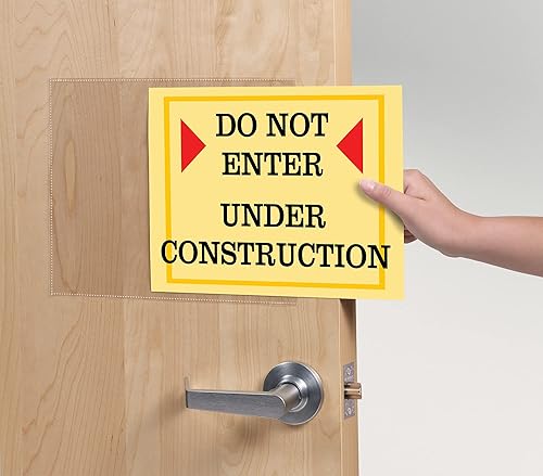 Miniatura 3 de Avery Protectores autoadhesivos para pared y puerta, 10 fundas transparentes (74404)