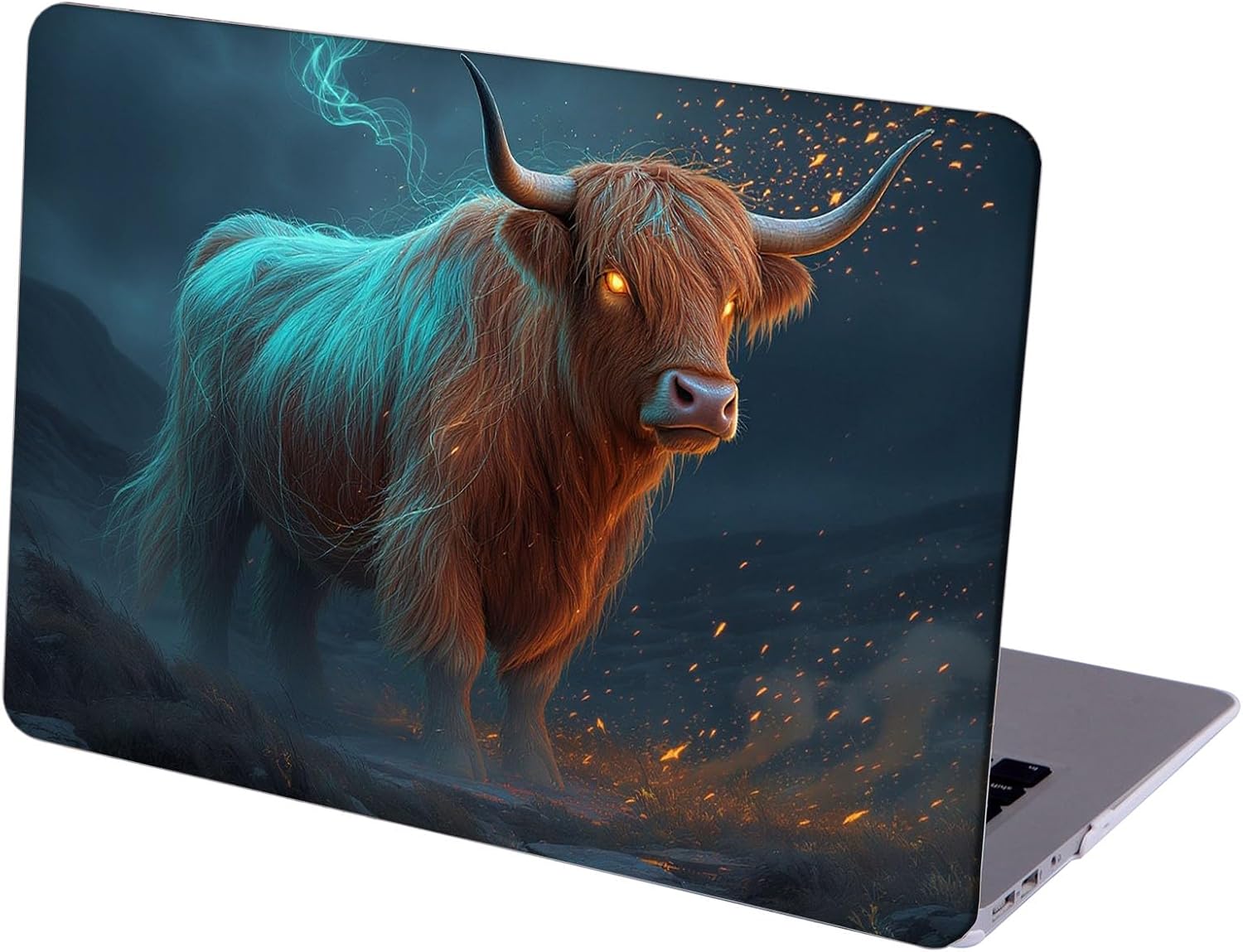Compatible with MacBook Neo 13-inch, Hard Shell Case with Keyboard Cover and Screen Protector (A3404 A18 Pro chip, 2026 Release) - Highland Cow MC21517