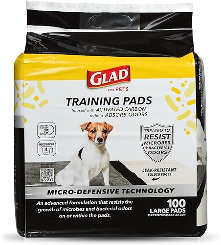 Miniatura 9 de Glad for Pets Black Charcoal Puppy Pads-New  Improved Puppy Potty Training Pads That Absorb  NEUTRALIZE Urine Instantly-Training Pads for Dogs Dog