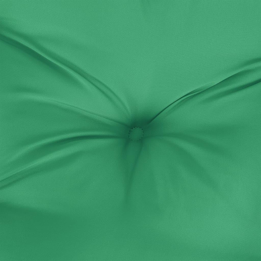 vidaXL Oxford Fabric Green Garden Bench Cushion - Lightweight and Water-Resistant Outdoor Furniture Accessory with Hollow Fiber Filling - Ideal for Patios, Gardens, and Indoor Spaces
