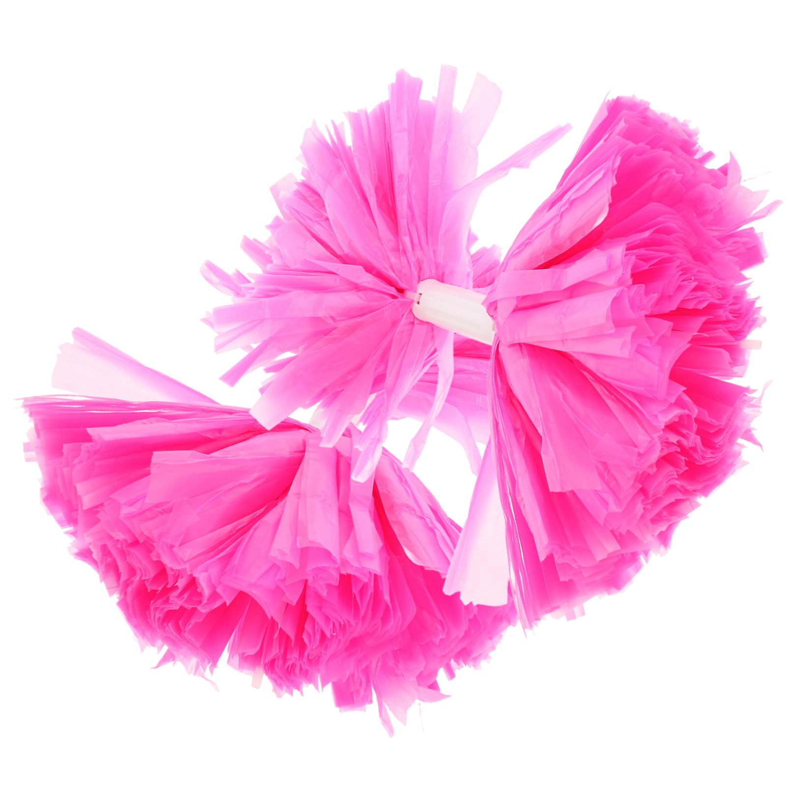 ibasenice 2pcs Hand-cranked Gold Pom Poms for Stage Performance Cheerleading Dance