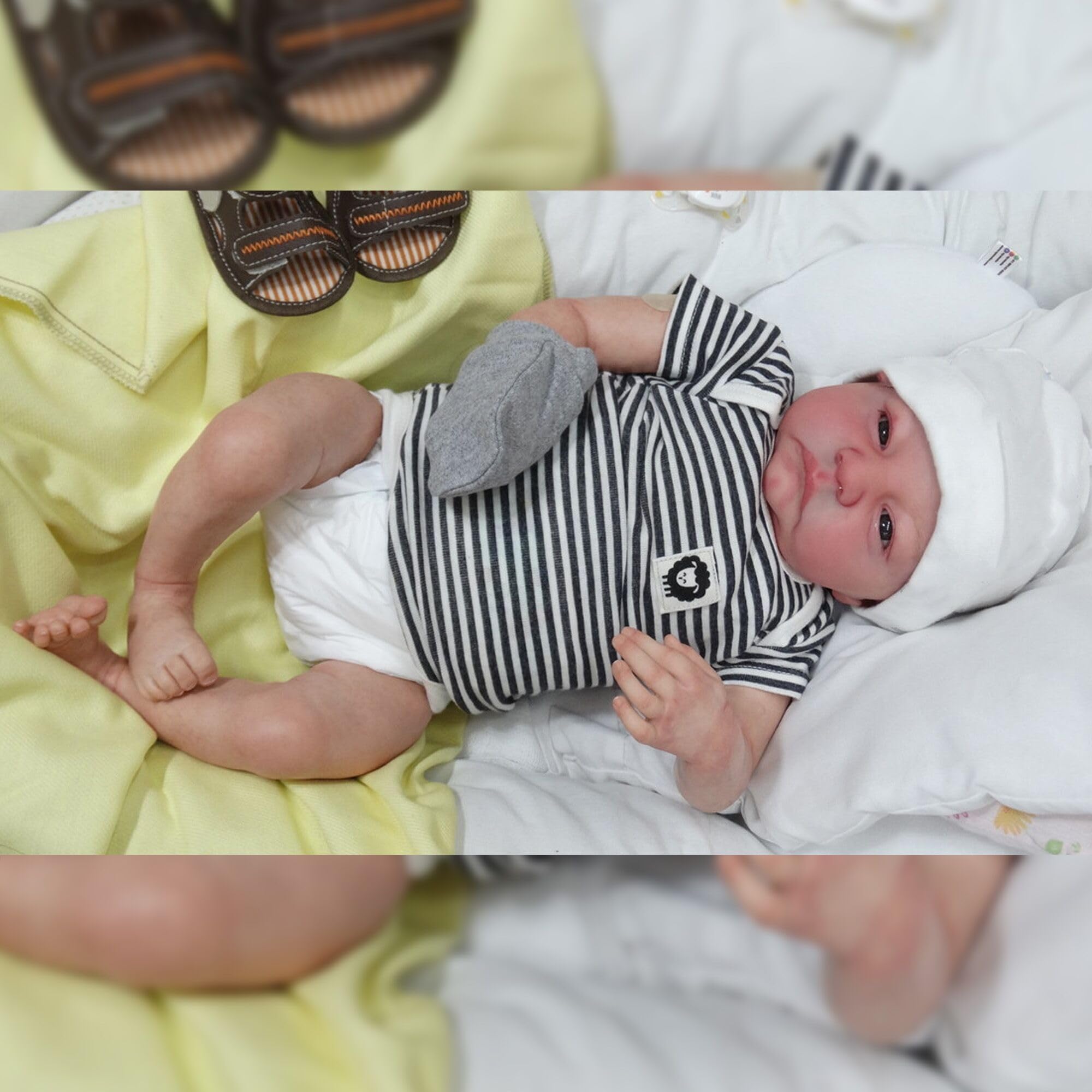 Zero PamReborn Baby Dolls Silicone Full Body Boy Lifelike 19 Inch Anatomically Correct Newborn Babies Waterproof Silicone Baby Dolls That Look Real Baby Levi Girl Toys