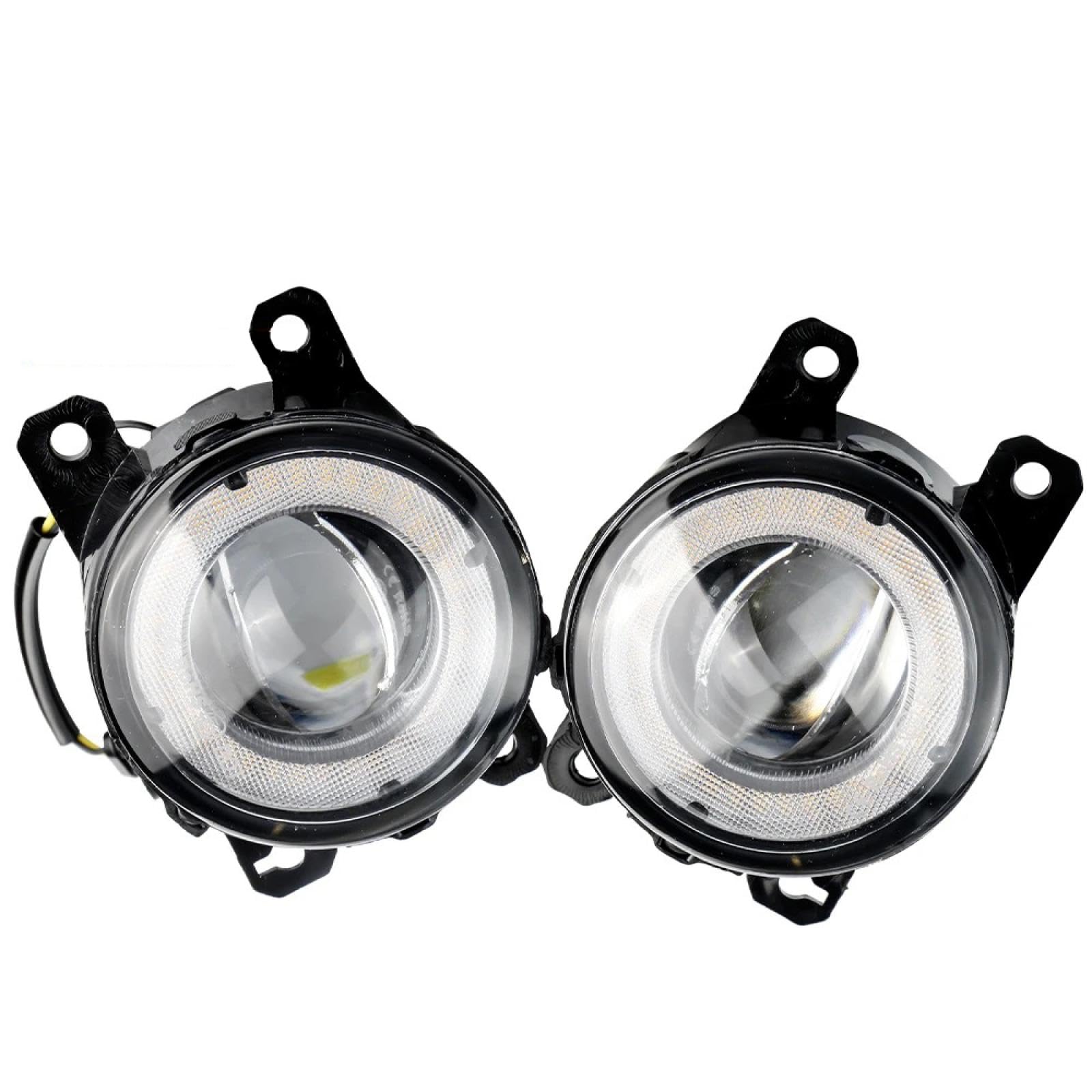 ANATUM Fog Light for R-enault Kwid (BW) 2015 2016 2017 2018 2019 2020 2021 2022 2 Pcs Angel Eye Fog Light H11 Car LED Fog Daytime Running Lamp DRL