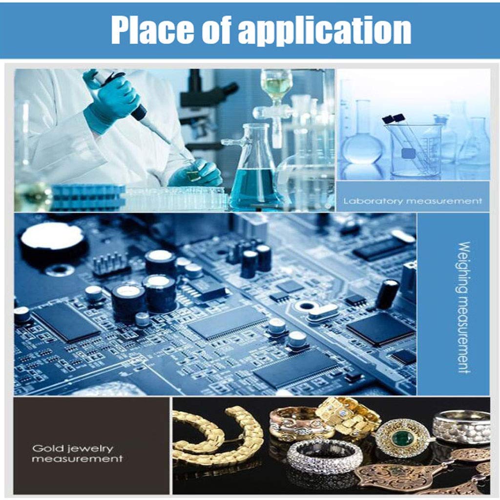 Balance électronique 0,001 G Balance analytique électronique Balance numérique Balance multifonctionnelle expérimentale de Haute précision pour Bijoux industriels, 220 g/0,001 g,220g/0.001g