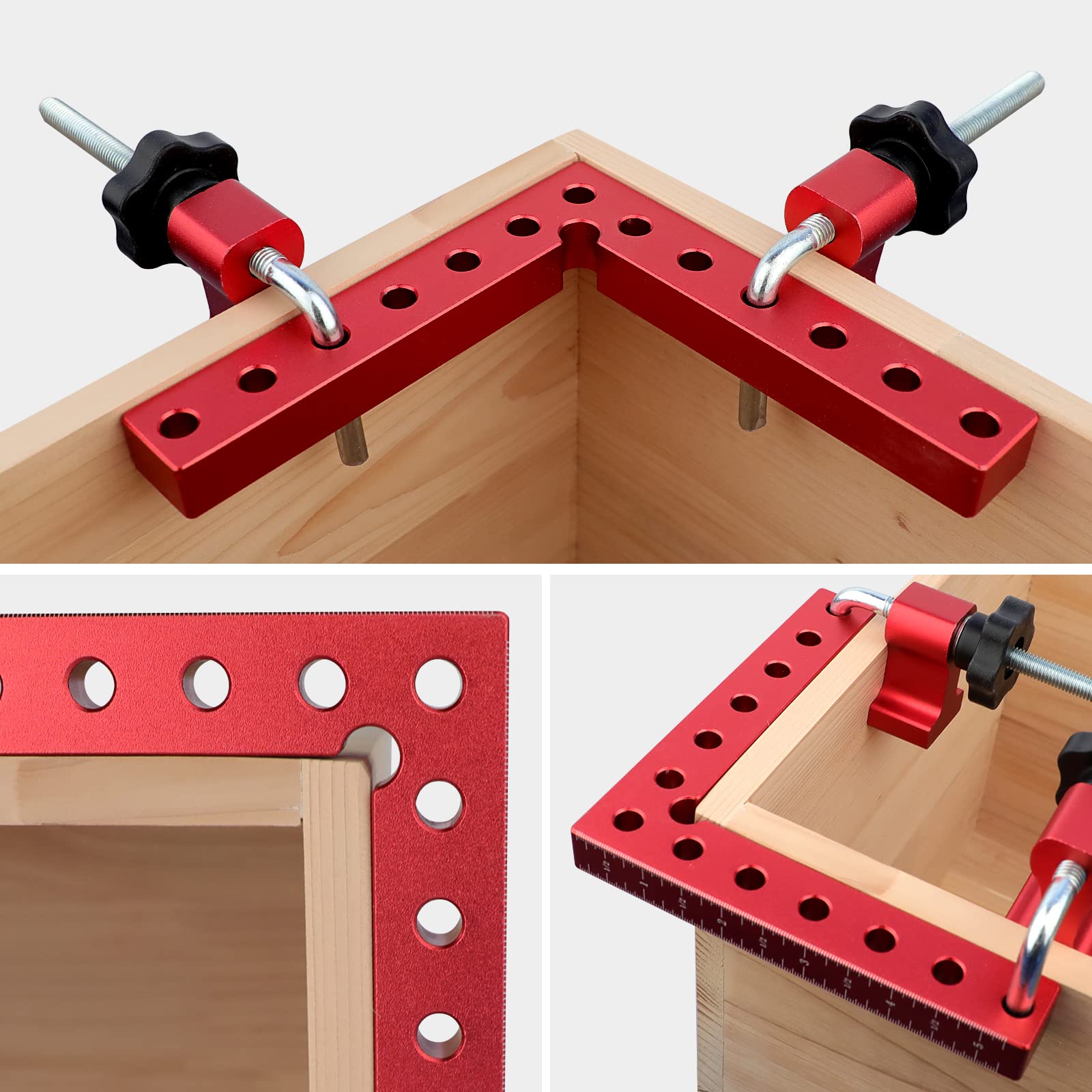 ROMING 90 Degree Positioning Squares Right Angle Clamps, 5.5" X 5.5 - View #9
