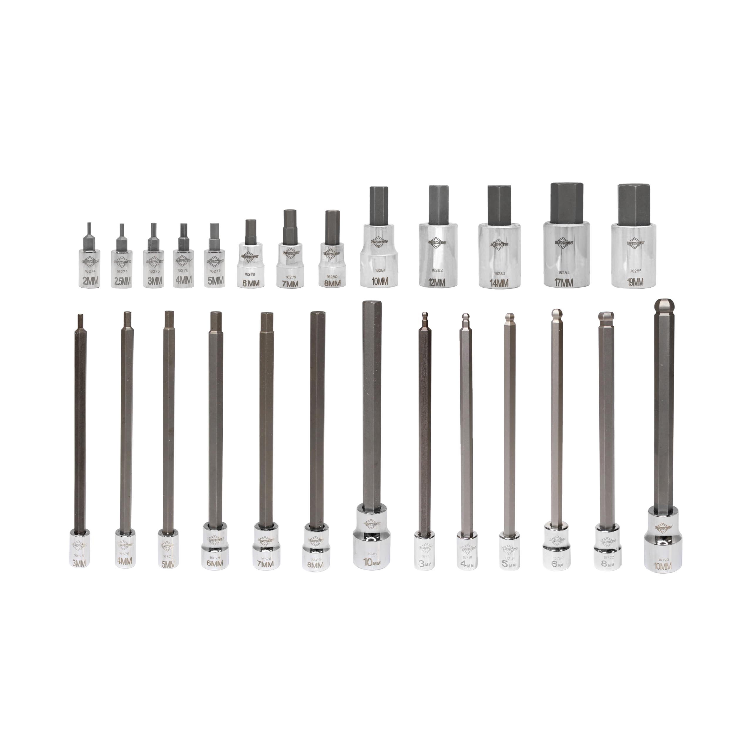 Amazon.com: Mayhew Tools 16065F Master Socket Bit Set, 26-Piece