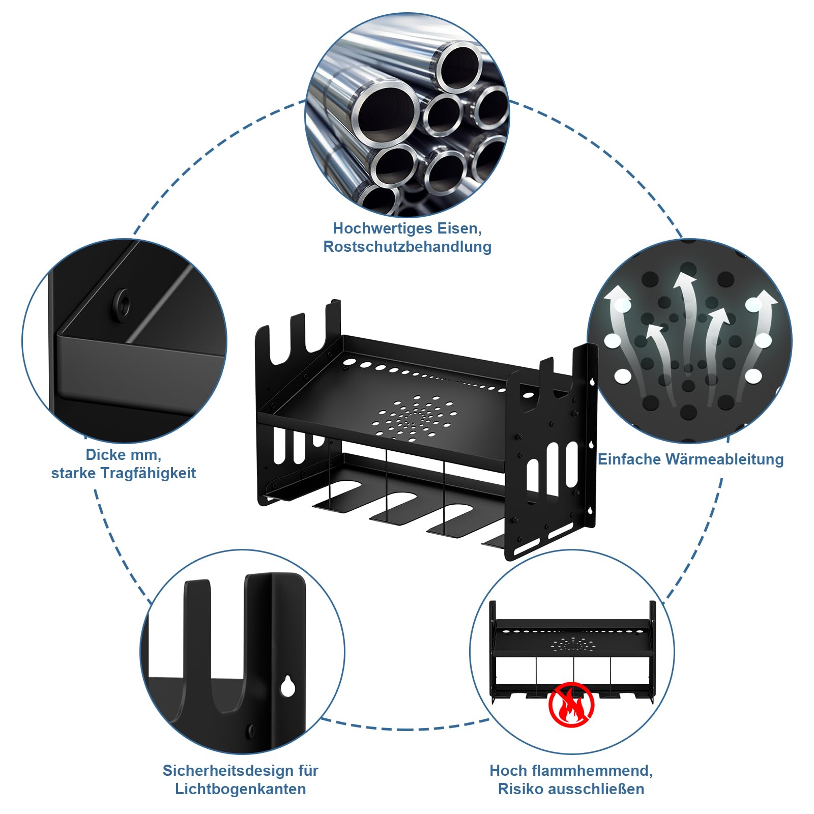 Uchwyt na narzędzia do Makita DC18SF/DC18RC 18V / 14,4 V baterie do stojaka na narzędzia (czarny)