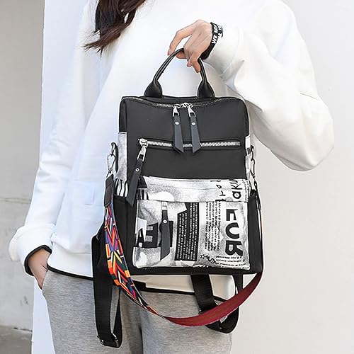 Miniatura 5 de Mochila para mujer mochila de hombro de moda mochila de viaje Oxford portátil antirrobo multicolor Multi color Mochilas Daypack