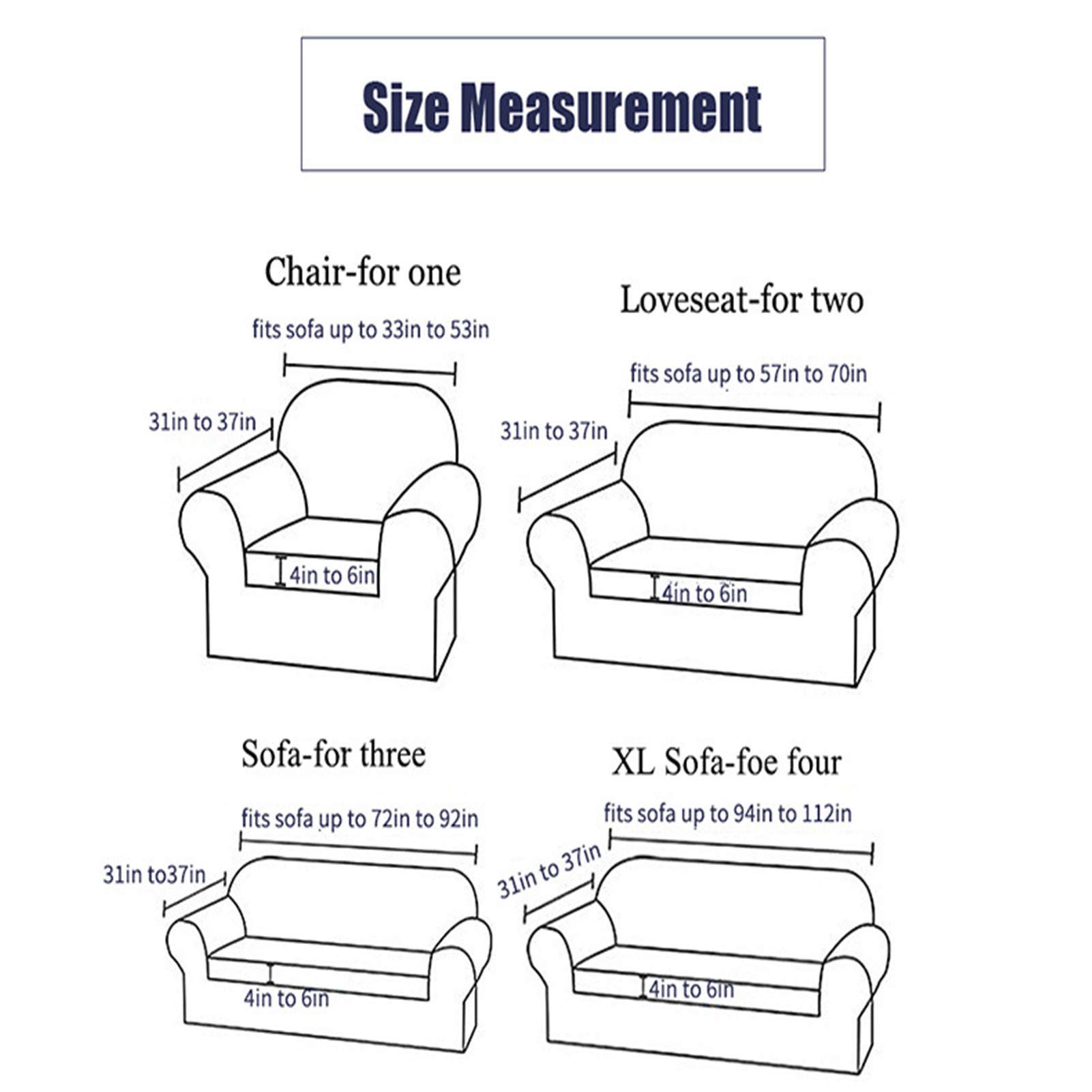Sofa Überwürfe Jacquard sofabezug Sofa überzug Elastische Stretch Spandex Couchbezug Sofahusse Sofa Abdeckung, Couchhusse Spannbezug für Sofa mit Armlehne (Grün,M)