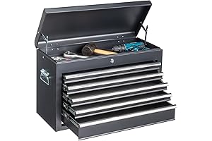 Winado 24" 5 Draw Tool Box: Organization Haven for Your Essential Tools