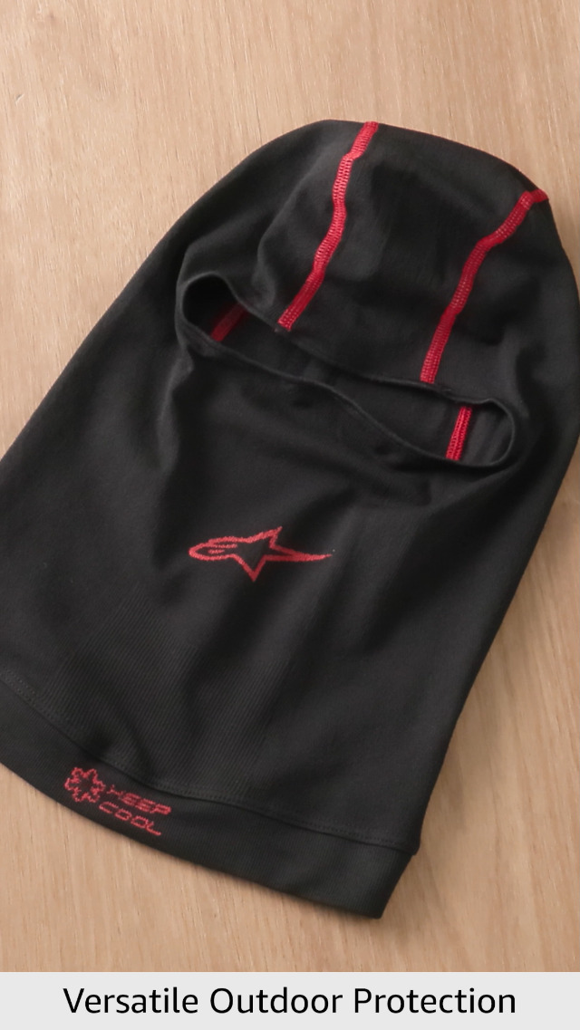 Dainese DAINESE THERMO BALACLAVA BALACLAVA, ZWART/ROOD