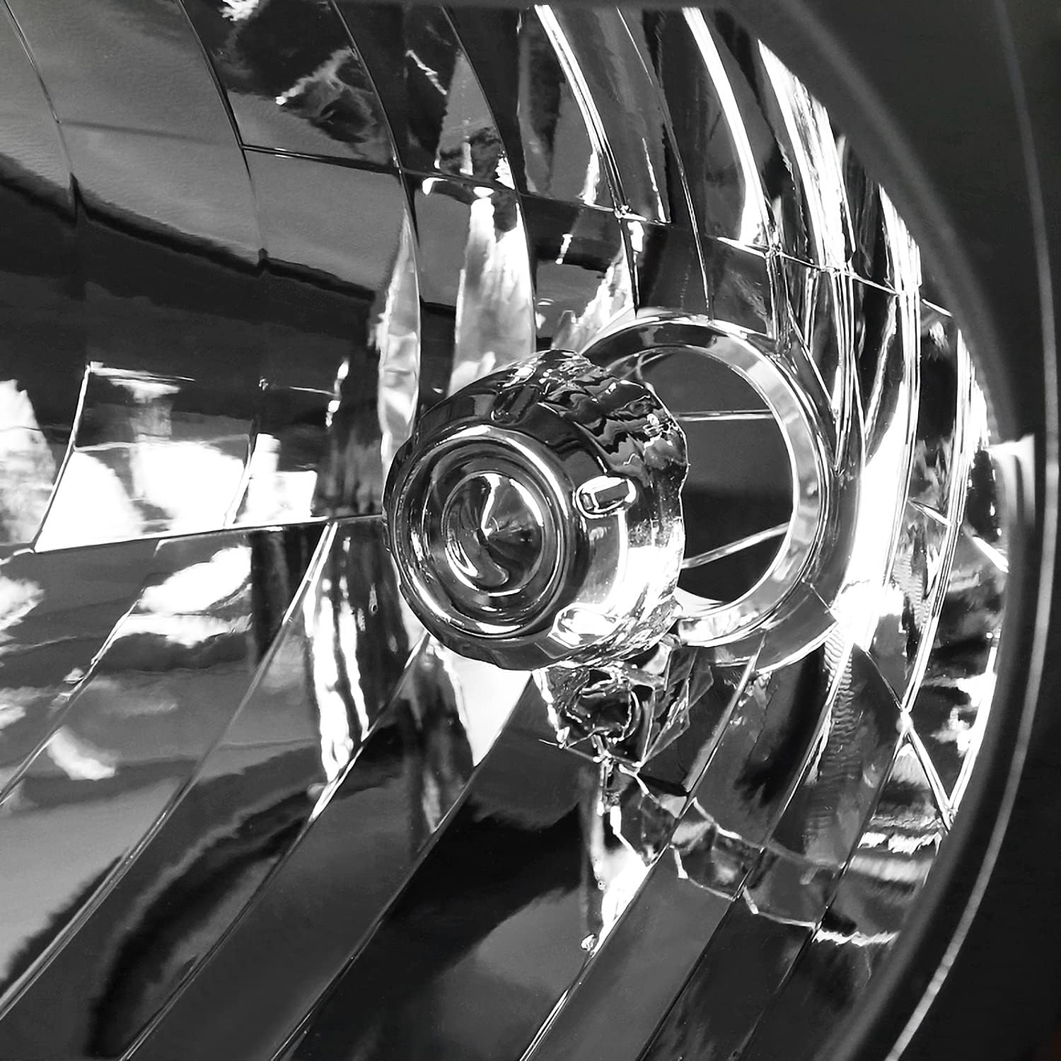 SPEC-D TUNING Black Headlights Compatible with 2012-2015 Toyota Tacoma L+R Pair Head Light Lamp Assembly