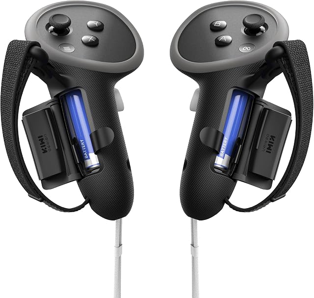 KIWI design Empuñaduras G4 Pro para Controladores Meta Quest 3/3S