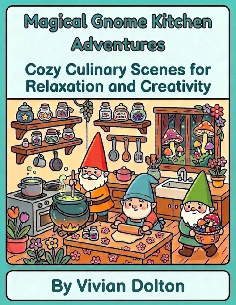 Magical Gnome Kitchen Adventures: Cozy Culinary Scenes for Relaxation and Creativity