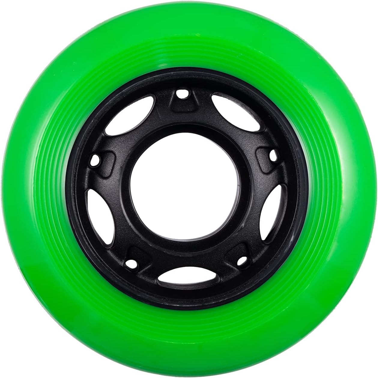 Rollerex VXT500 Inline Skate Wheels – 4 Pack Durable Replacement Roller Blade Wheels for Indoor & Outdoor Skating (72mm, Turf Green)