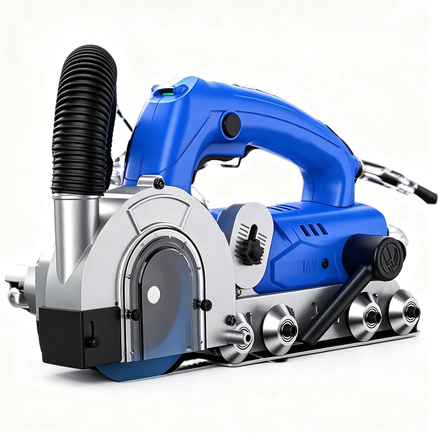 Set Completo per La Pulizia Elettrica delle Fughe:Motore Potente da 1200w,Sacco di Raccolta Polvere Integrato,Lama da 100 Mm per Fughe da 1,5-2 Mm E profondità Regolabile Standard