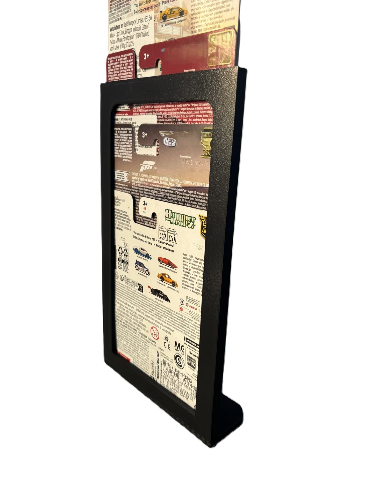 Display Stand for Hot Wheels Premium cards (5 Slots) | Premium 1:64 Scale Blister Pack Holder | Diecast Collector Display Rack(NO CARS ONLY STAND) 2