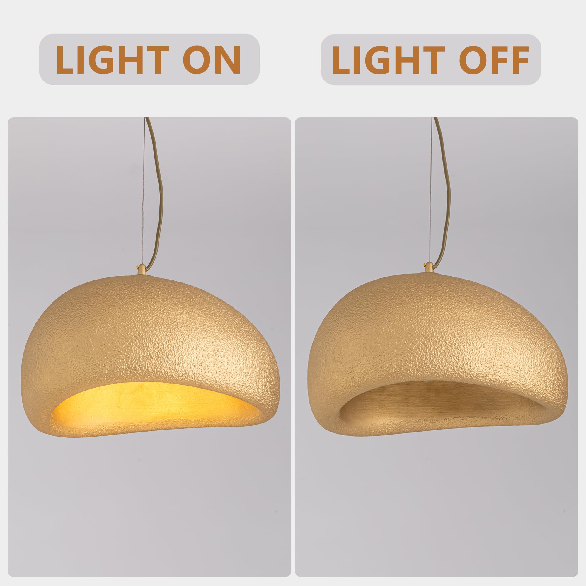 Jughtbo 11.8 Inch Pendant Light Fixture for Kitchen Island Dining