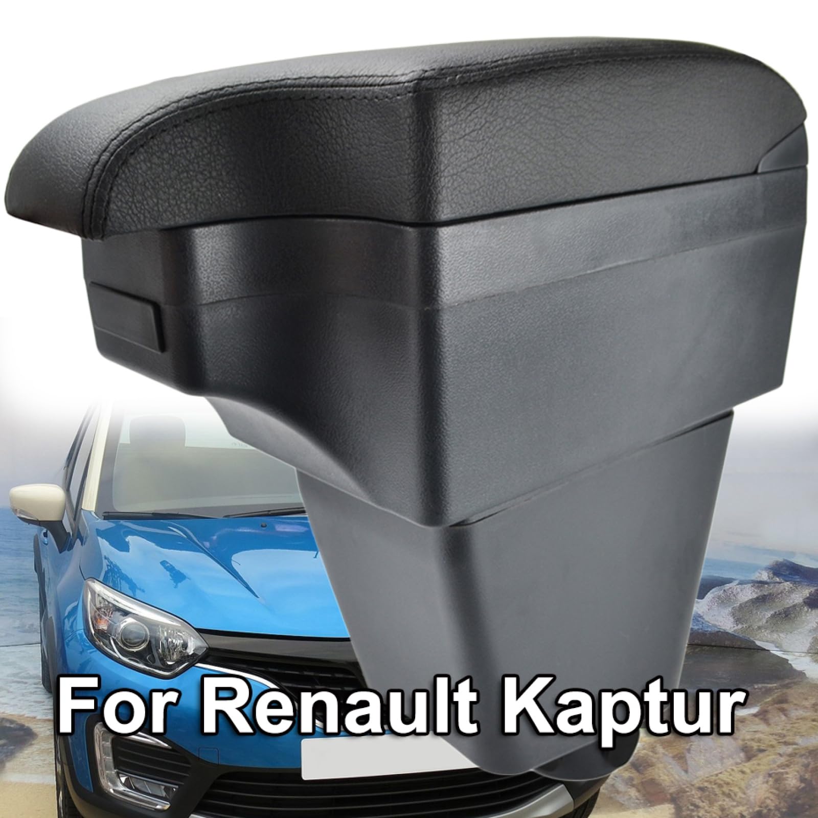 OYHCM Auto Armsteun Doos Voor Captur Kaptur 2013-2017 Dubbellaags OYHCM Auto Armsteun Doos Voor Captur Kaptur 2013-2017 Dubbellaags