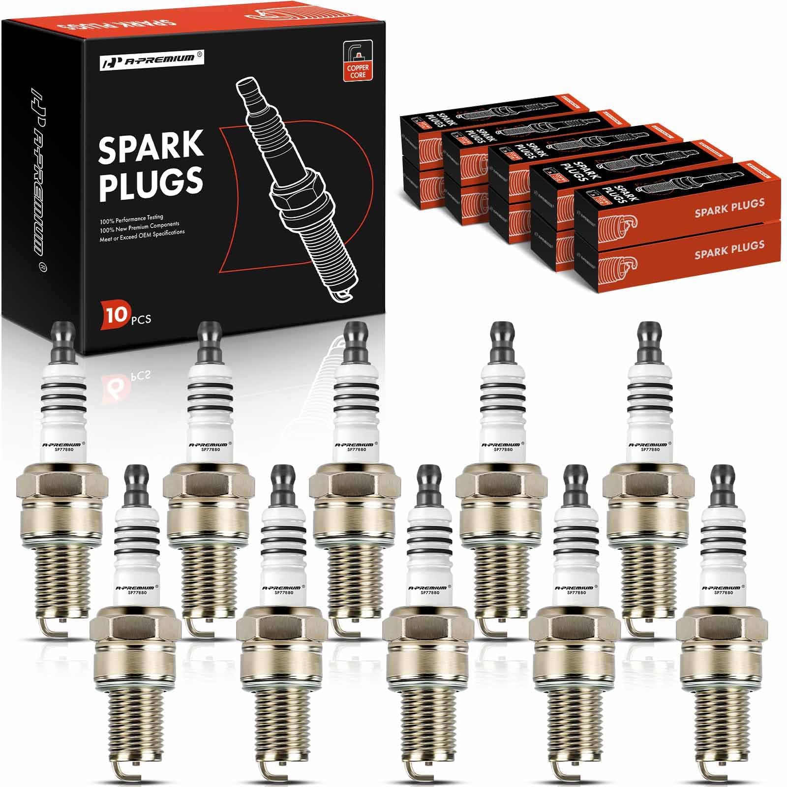 A-Premium Iridium & Platinum Spark Plugs Compatible with Polaris