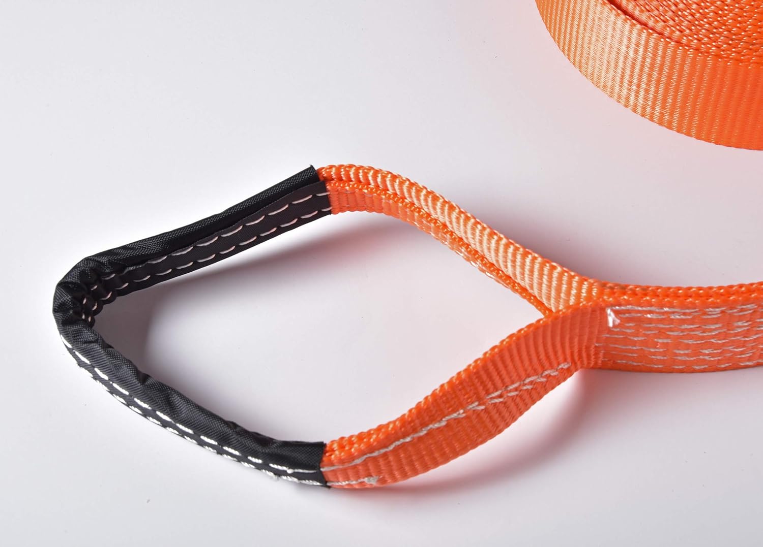 Tow Strap 2" X 20', 6.5 Ton 2 Inch X 20 Ft. Polyester Hi-Gear Rope 2 Loops 14,000lb Towing Recovery by Alfa Wheels (Orange, 2in 20ft 2x20)