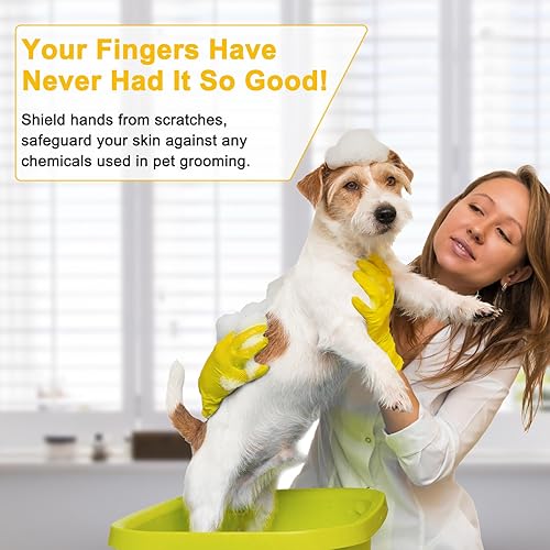 Miniatura 5 de HOFASON 3 Pairs6 Pairs Rubber Gloves Cleaning, Waterproof Kitchen Gloves for Hand Protection