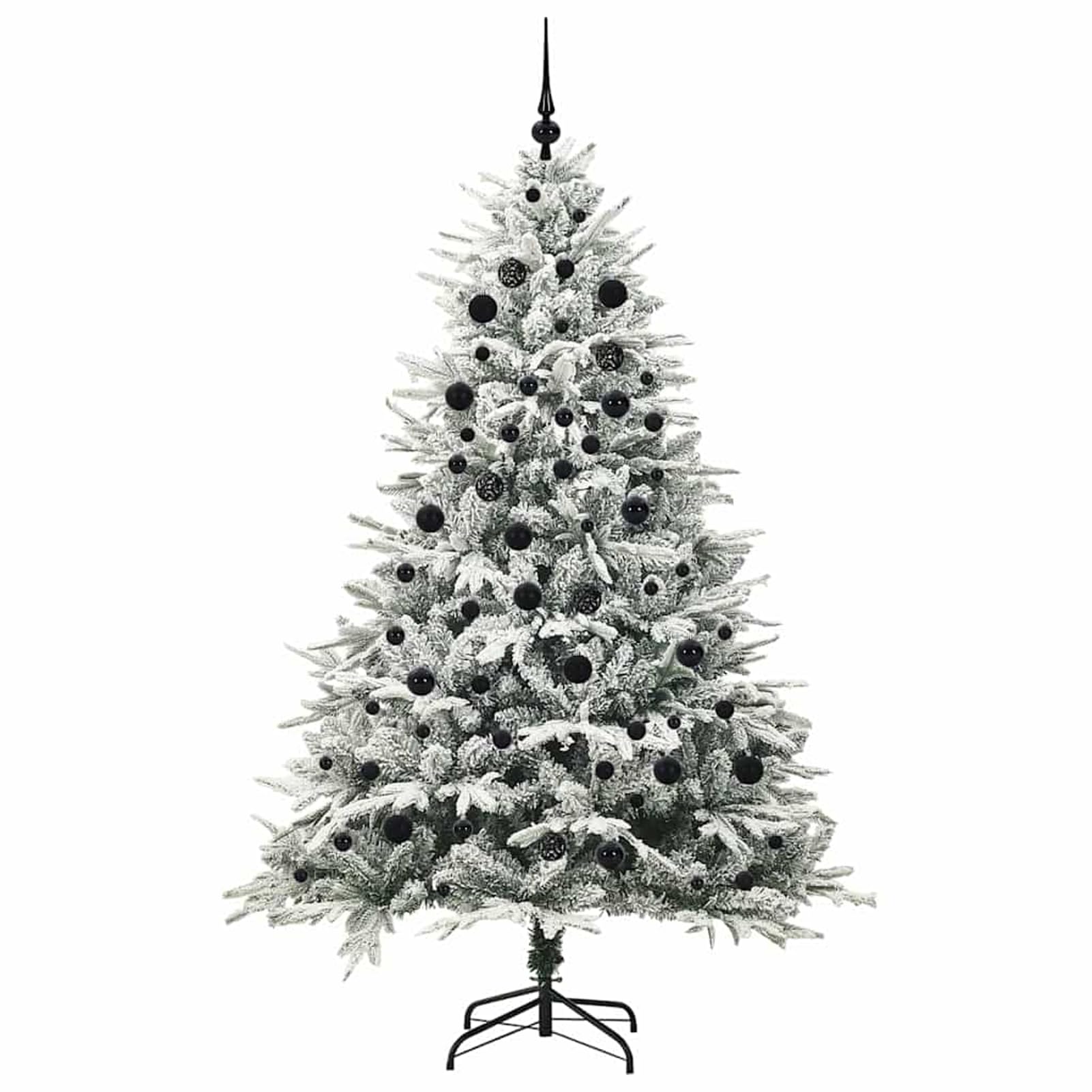 Árbol de Navidad Artificial Moderno LED con Base de Metal - Blanco Cálido