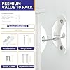 Furniture Straps (10 Pack) Baby Proofing Furniture Wall Anchor, Anti Tip Wall Anchor Secure Cabinet, Wardrobe to Wall Protect Toddler and Pet from Falling Furniture, Adjustable Child Safety Straps