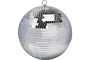 12" Disco Ball Shatterproof - Disco Light Mirror Ball Disco Party Decoration...