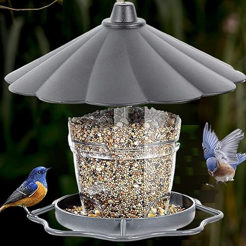 Miniatura 9 de Comederos para pájaros para colgar al aire libre, comedero retráctil para pájaros, comederos para pájaros al aire libre, a prueba de ardillas,