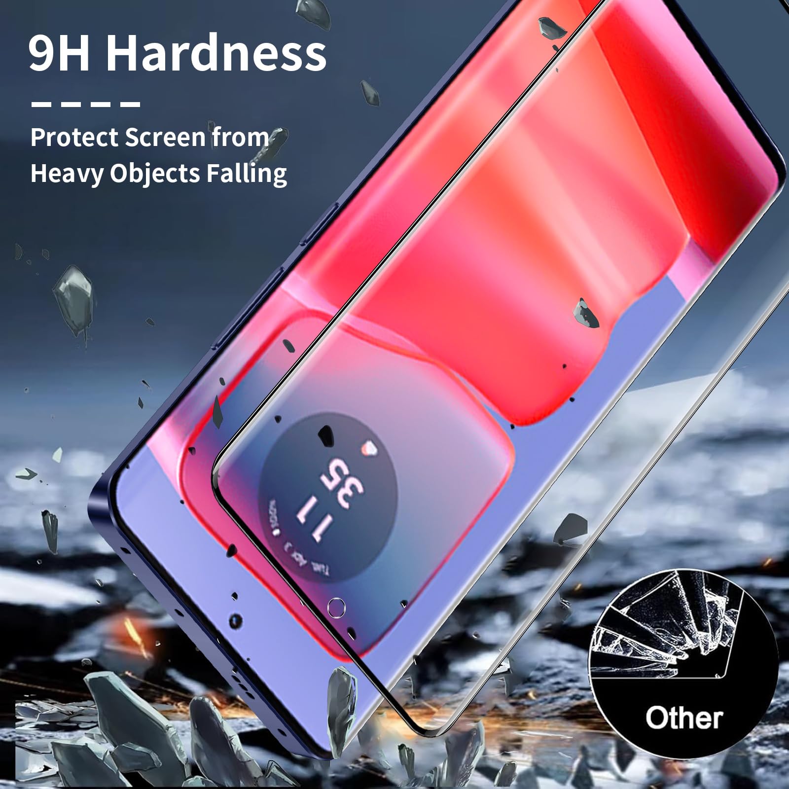 Bodyguard Panzerglas Schutzfolie Für Motorola Edge 50 Pro/50 Ultra - 9H Härte 3D Vollabdeckung