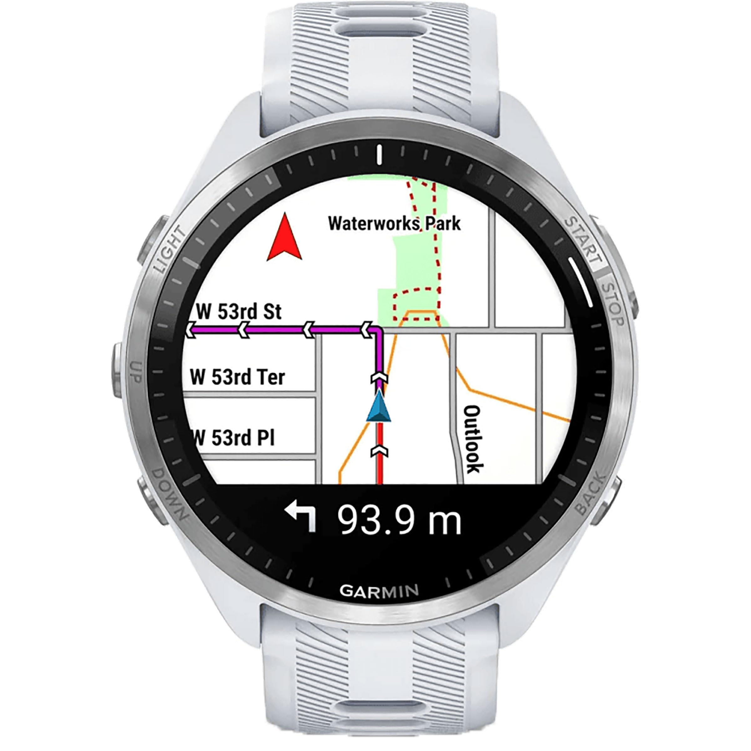 Garmin FORERUNNER 965 ホワイト Garmin Forerunner 965 Running Smartwatch - Whitestone and Powder
