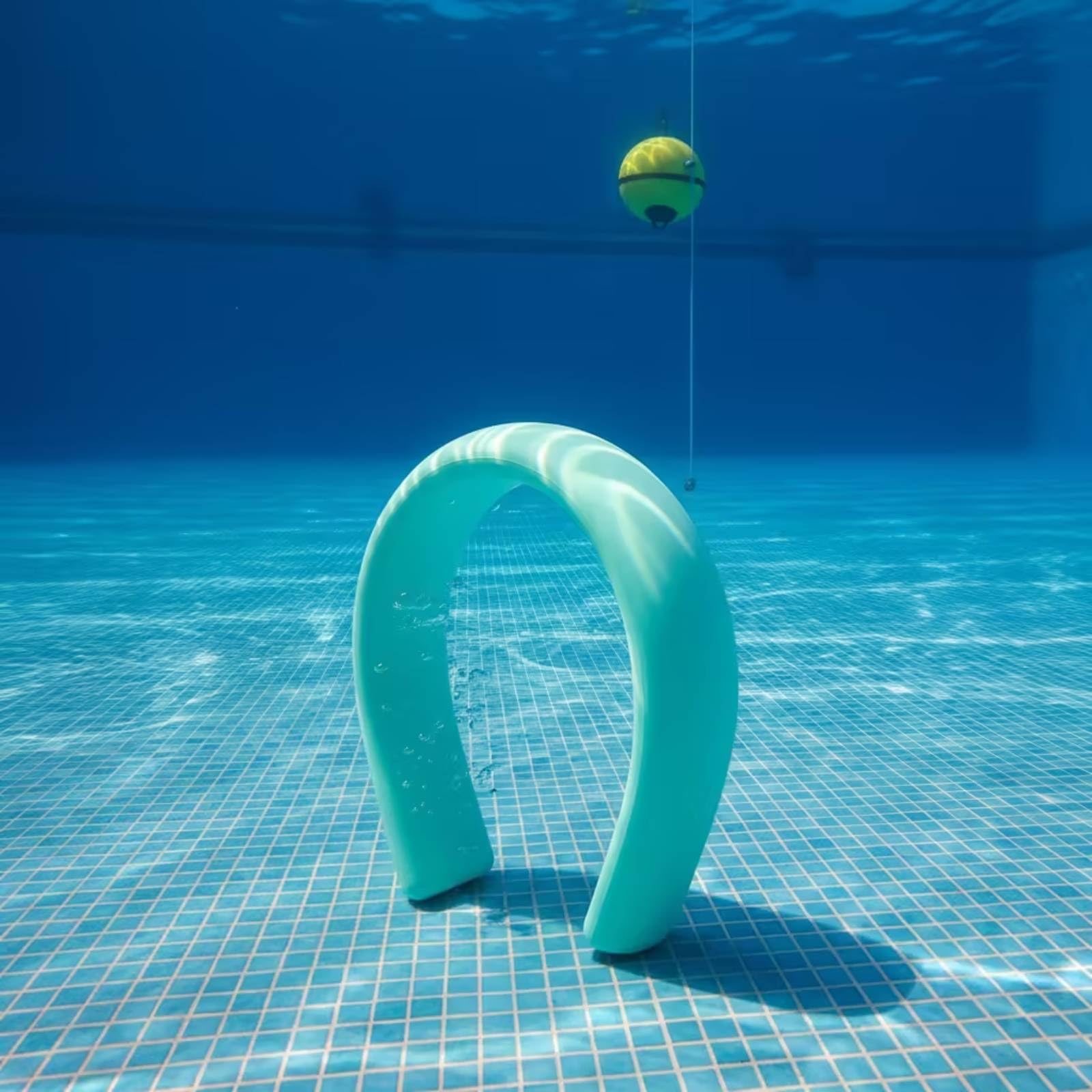 Harilla Zavorra da Allenamento Subacqueo Contrappeso per Peso Collo Collare Pesato Cintura Collo Costruzione Ergonomica Monopezzo in Silicone E Morbido