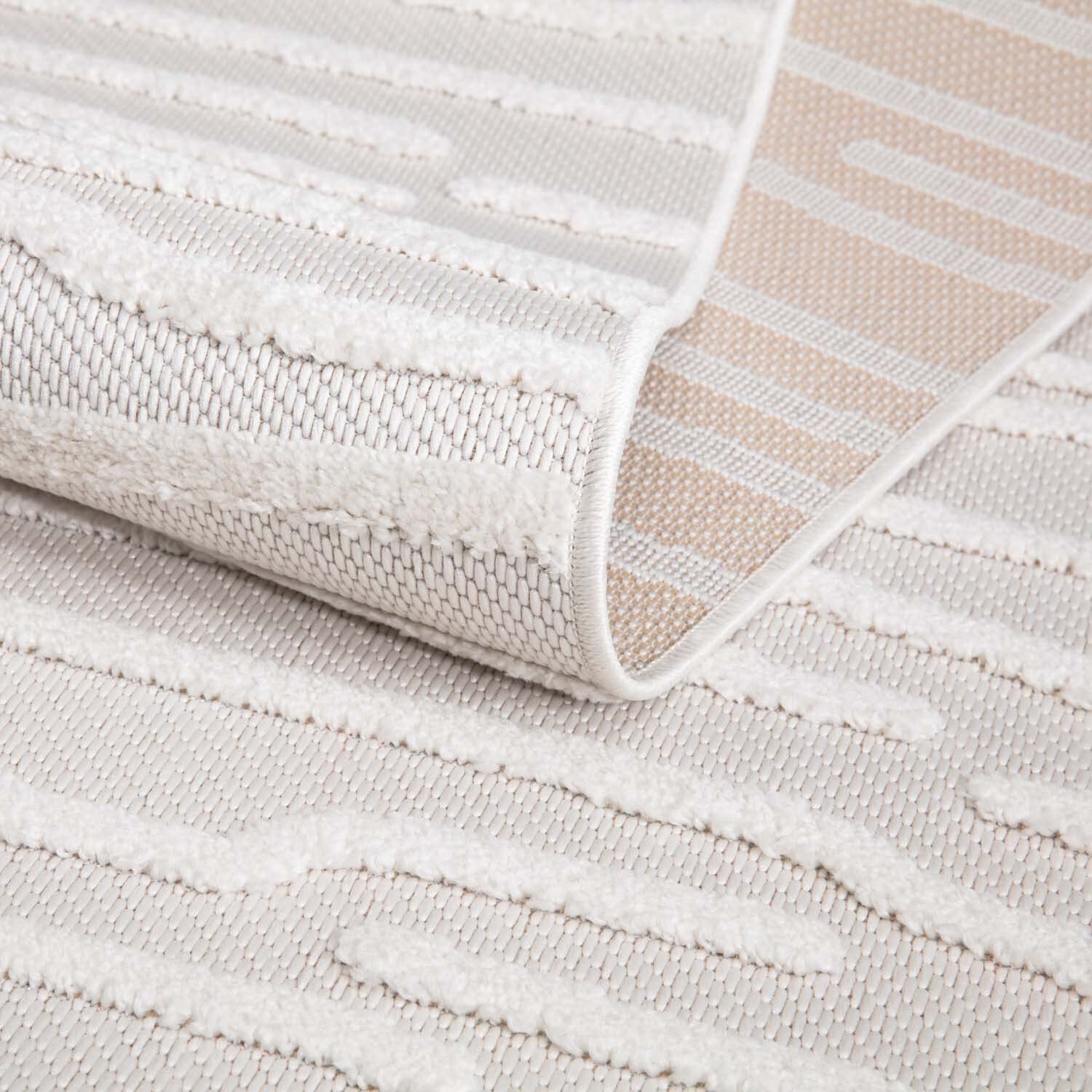 carpet city Tappeto per interni ed esterni, 280 x 380 cm, per interni ed esterni, resistente alle intemperie, per balcone, terrazza, corridoio, cucina, soggiorno, alta profondità, effetto 3D, motivo a