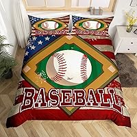 Vista 19 de Funda de edredón Happy Camping, juego de ropa de cama con temática de cámper para niños, funda de edredón de estilo rústico para decoración