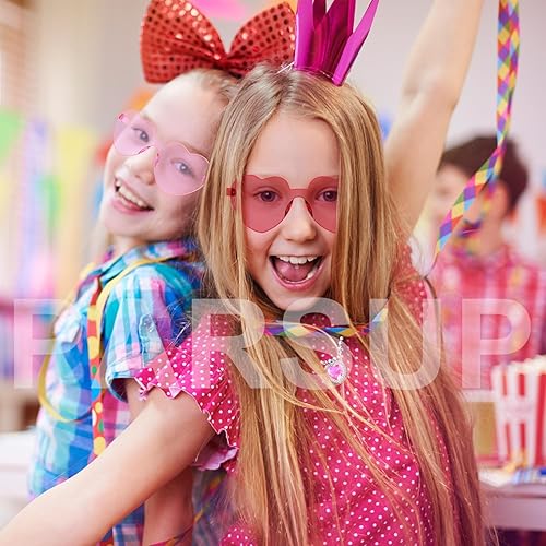 Miniatura 7 de PARSUP 16 tarjetas de felicitación para el día de San Valentín con gafas en forma de corazón, juguetes de relleno de estuche de gafas de plástico,