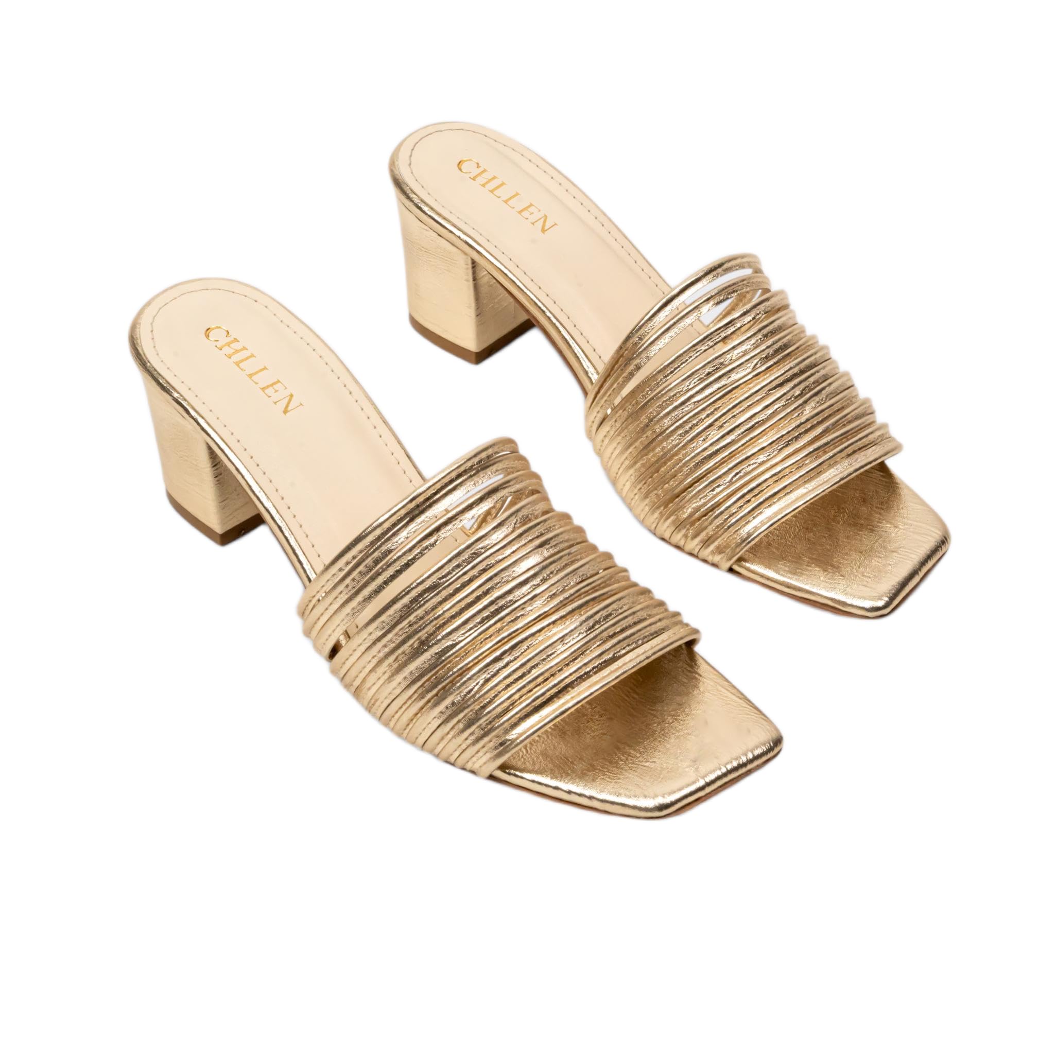 Women's Multi-Strap Block Heels for Daily Outfit, Office, Travel, Beach & Outdoor Use-picture-49